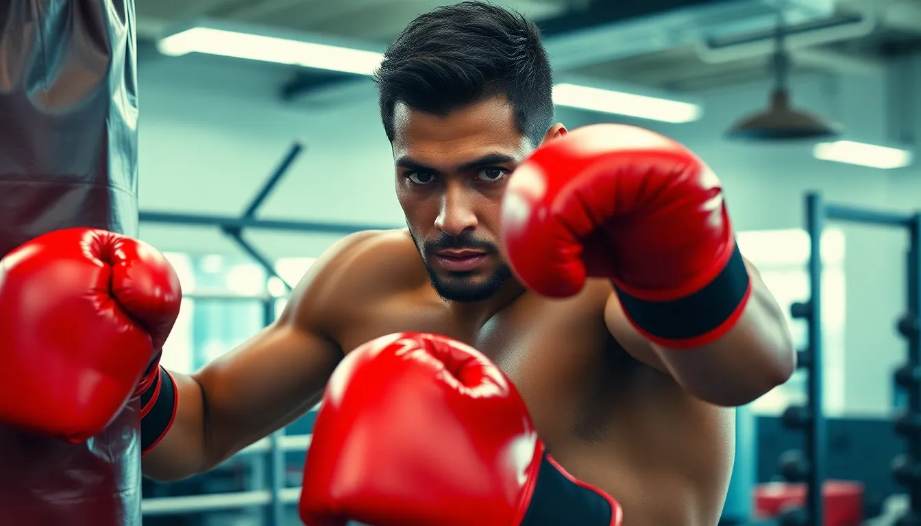 boxing bag gloves