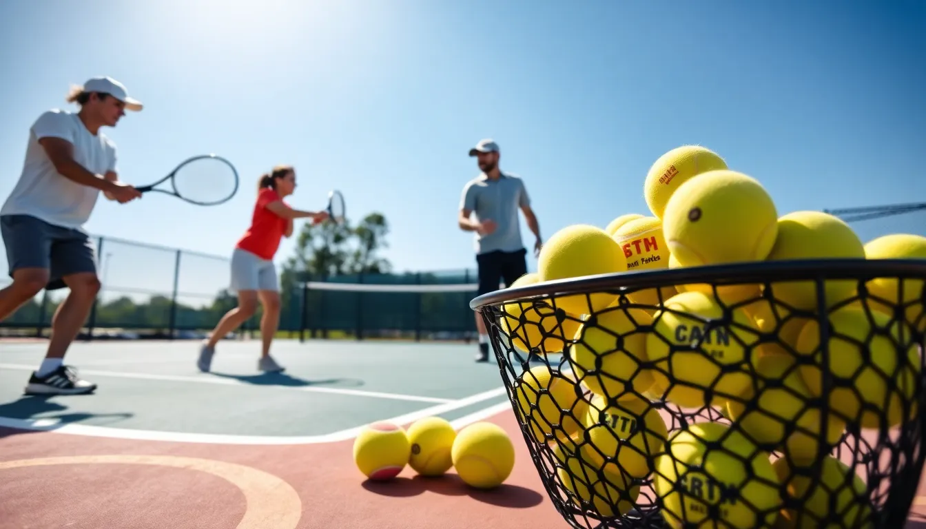 practice tennis balls